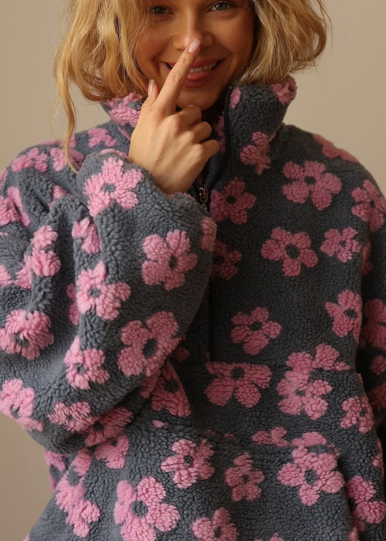 Eliza | Polarowy sweter Bloom