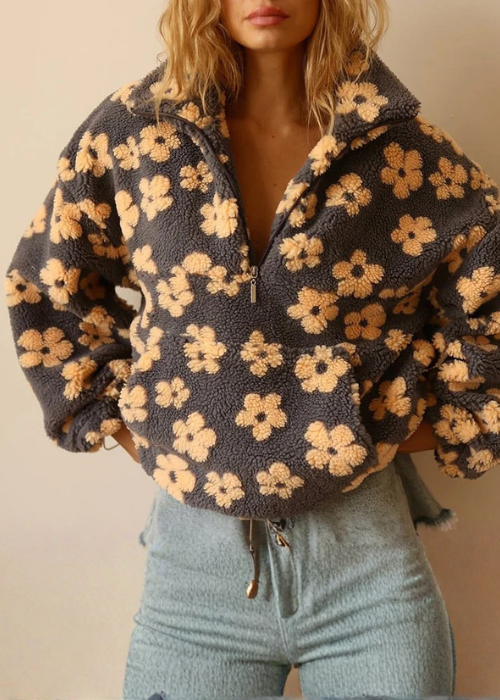 Eliza | Polarowy sweter Bloom