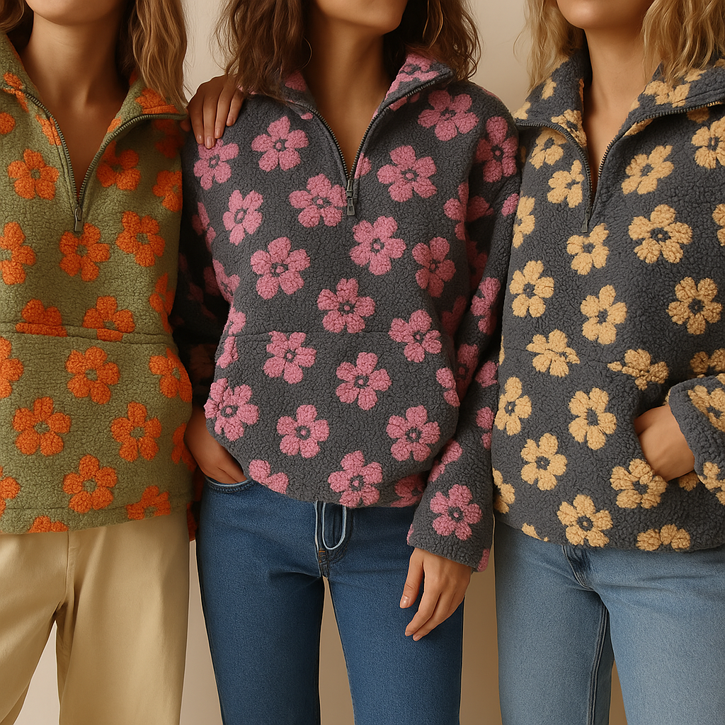 Eliza | Polarowy sweter Bloom
