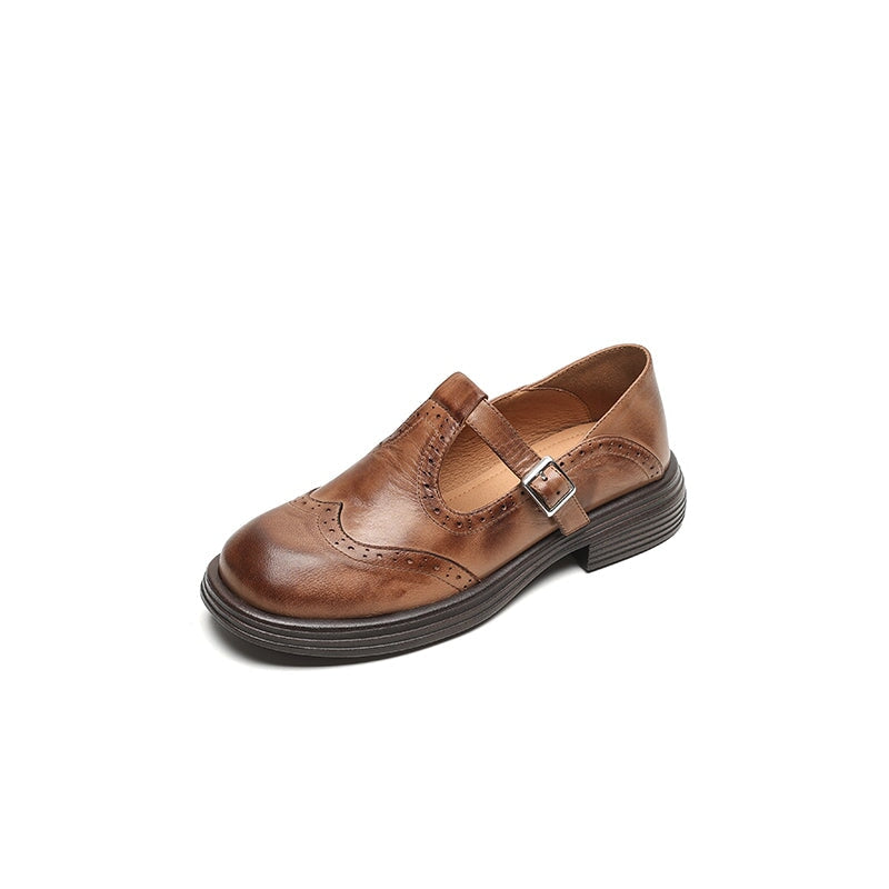 Magdalena | Eleganckie Mary Janes ze skóry
