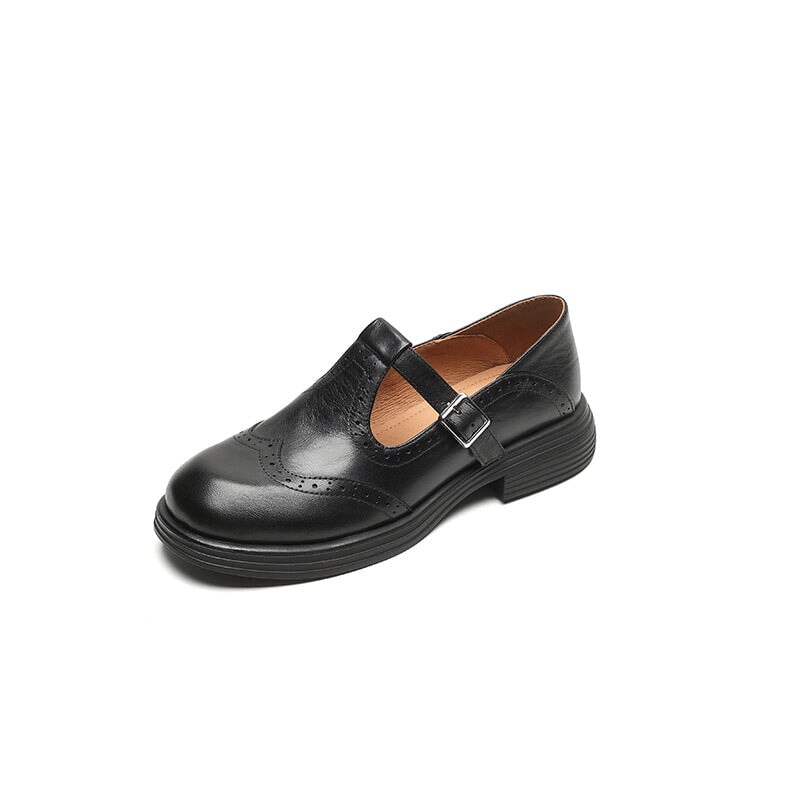 Magdalena | Eleganckie Mary Janes ze skóry