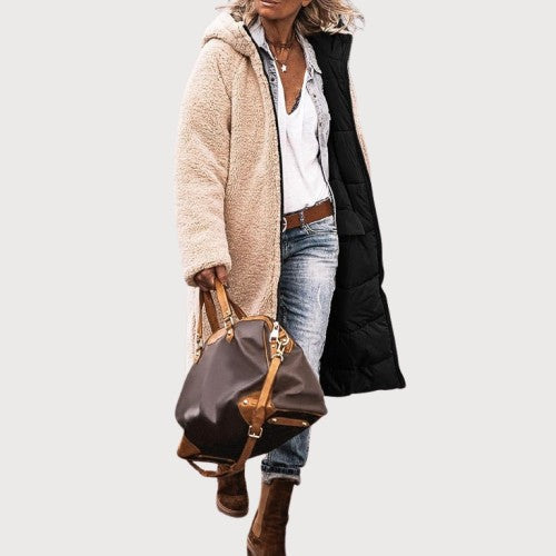 Barbara - Elegancki odwracalny płaszcz dla kobiet