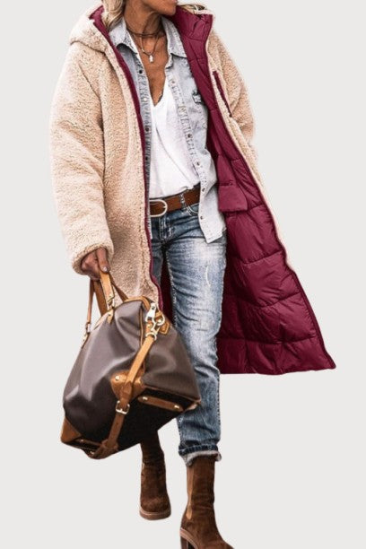 Barbara - Elegancki odwracalny płaszcz dla kobiet