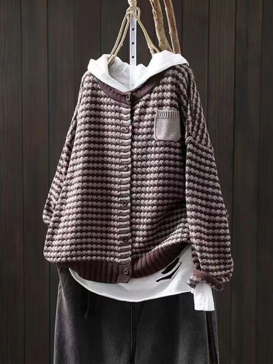 Mariola - Kardigan z teksturowanej dzianiny