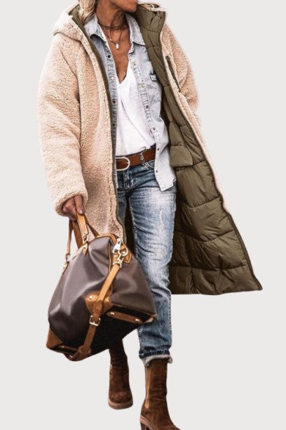 Barbara - Elegancki odwracalny płaszcz dla kobiet