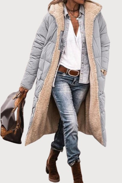 Barbara - Elegancki odwracalny płaszcz dla kobiet